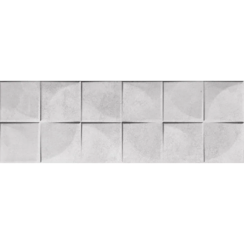 CERAMICA BIANCA Concrete Grey Quadra Płytka Ścienna Rett. 25x75 5902627439797 sklep płytki flizy glazura