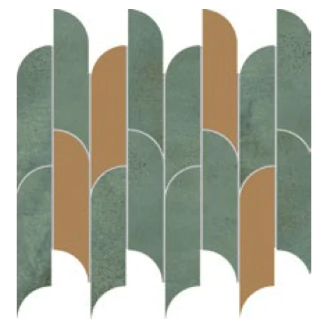 MS-01-288-0298-0272-1-010 TUBĄDZIN PŁYTKI Tissue Green Mozaika Ścienna 29,8x27,2 G1 - www.abcplytki.pl