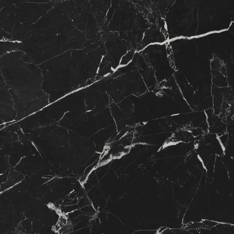 5903313331074 CERRAD (La Mania) Marmo Morocco Black Gres Rekt. Poler 79,7x79,7 80x80 czarny kamień marmur