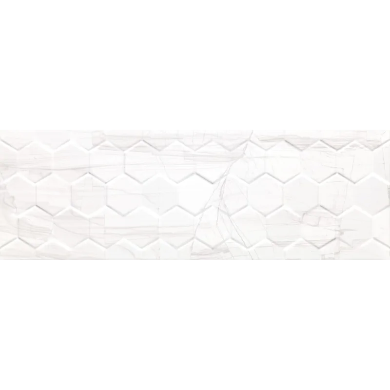 5902627434501 Płytki Sklep KOŃSKIE Brennero White Hexagon Płytka Ścienna Rett. 25x75 G1 abcplytki.pl