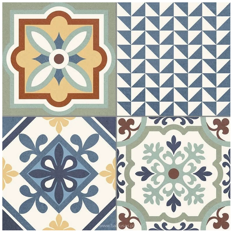 Płytki Sklep GAYAFORES Heritage MIX Gres Mat. 33,15x33,15 flizy glazura terakota patchwork online
