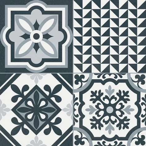 Sklep Płytki GAYAFORES Heritage Black Gres Mat. 33,15x33,15 flizy terakota patchwork online