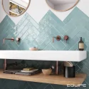 Sklep płytki łazienki cegiełka cegiełki jodełka EQUIPE Tribeca Watercolour 6x24,6 G1