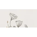DP-02-593-1198-0598-1-021 DOMINO (Tubądzin) Velo Bianco Flowers Obraz Gresowy Element 4 59,8x119,8 G1 5900199234093