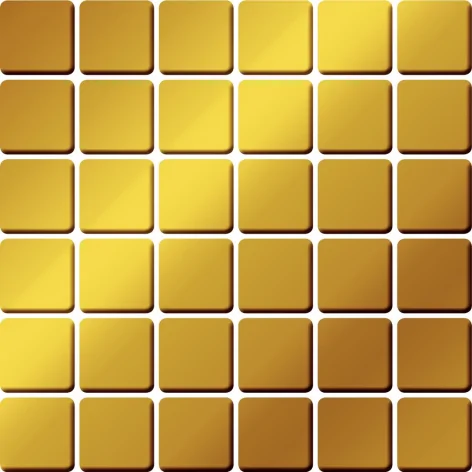 000000000000024525 KOŃSKIE Gold Mosaic Mozaika Ścienna 24,8x24,8 5905669631044
