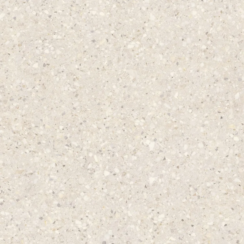 terakota imitująca beżowe lastryko UNDEFASA Terrazzo Beige Gres Rektyfikowany Lastryko Mat. 80x80 G1