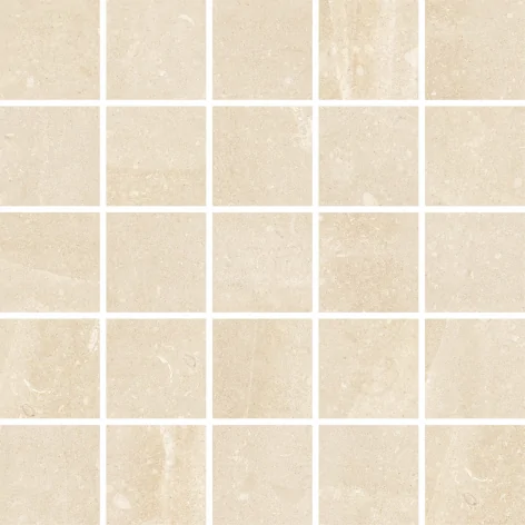 5902027036114 KOŃSKIE Maranello Cream Mosaic Mozaika Ścienna Połysk 24,8x24,8 kamień piaskowiec płytki
