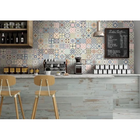 Flizy imitujące stare drewno GAYAFORES Tribeca Aqua Gres Mat. 15x90 drewnopodobne flizy kraków gresy warszawa