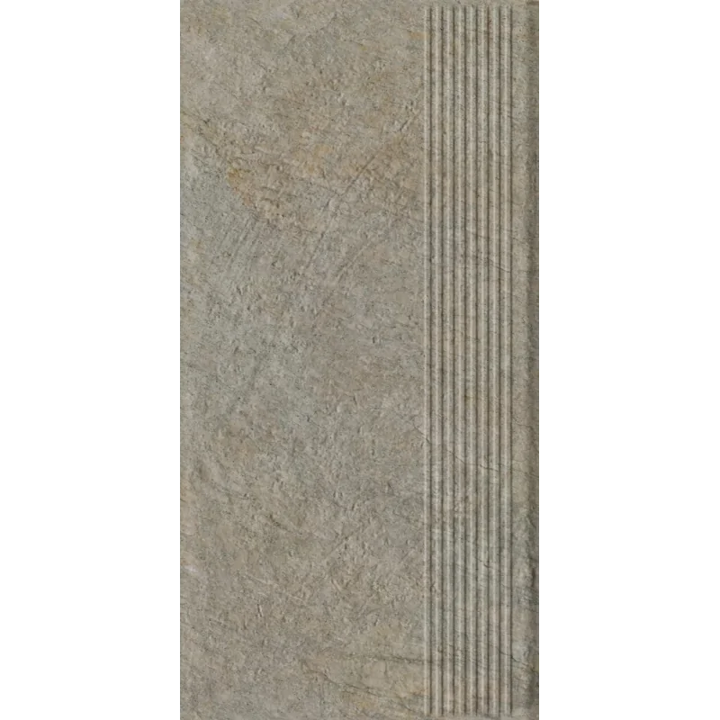 5900139001747 PARADYŻ Eremite Taupe Klinkier Stopnica Prosta Struktura Mat 30x60 Z---300X600-1-EREM.TASP