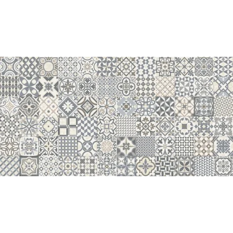 GAYAFORES Heritage Deco Grey Patchwork Płytka Ścienna 32x62,5 G1