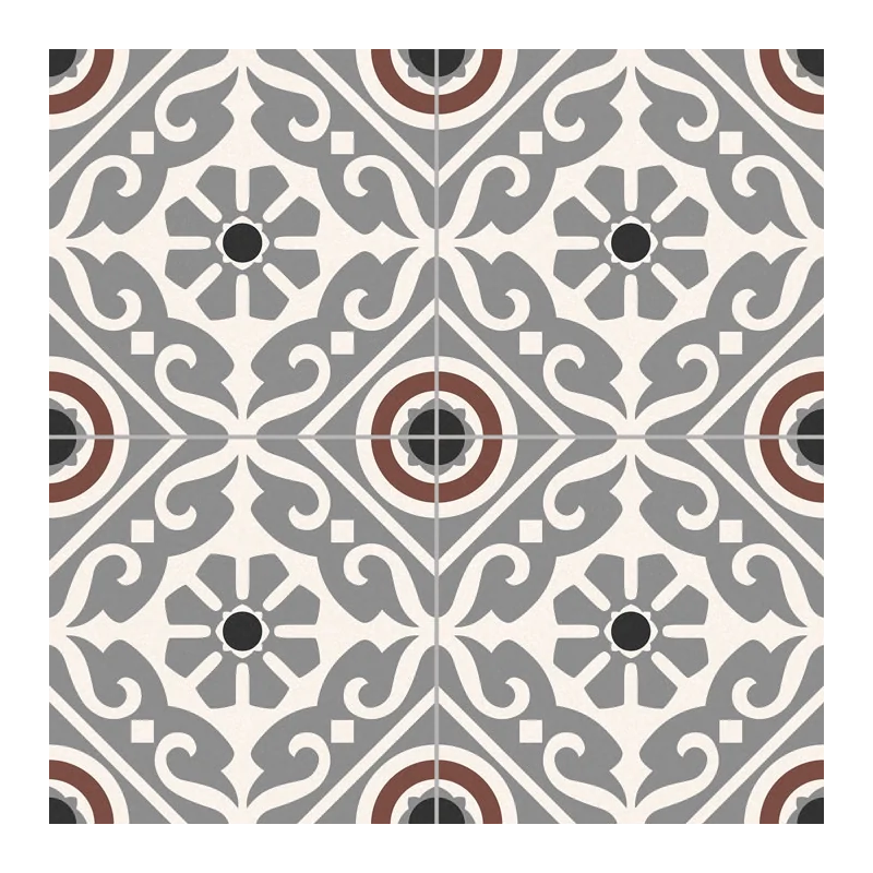 GAYAFORES Musa Grey Gres Podłogowy Patchwork Mat 33,15x33,15 G1