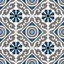 GAYAFORES Musa Blue Gres Podłogowy Patchwork Mat 33,15x33,15 G1
