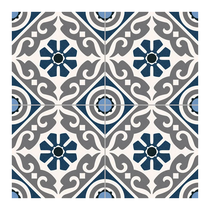GAYAFORES Musa Blue Gres Podłogowy Patchwork Mat 33,15x33,15 G1