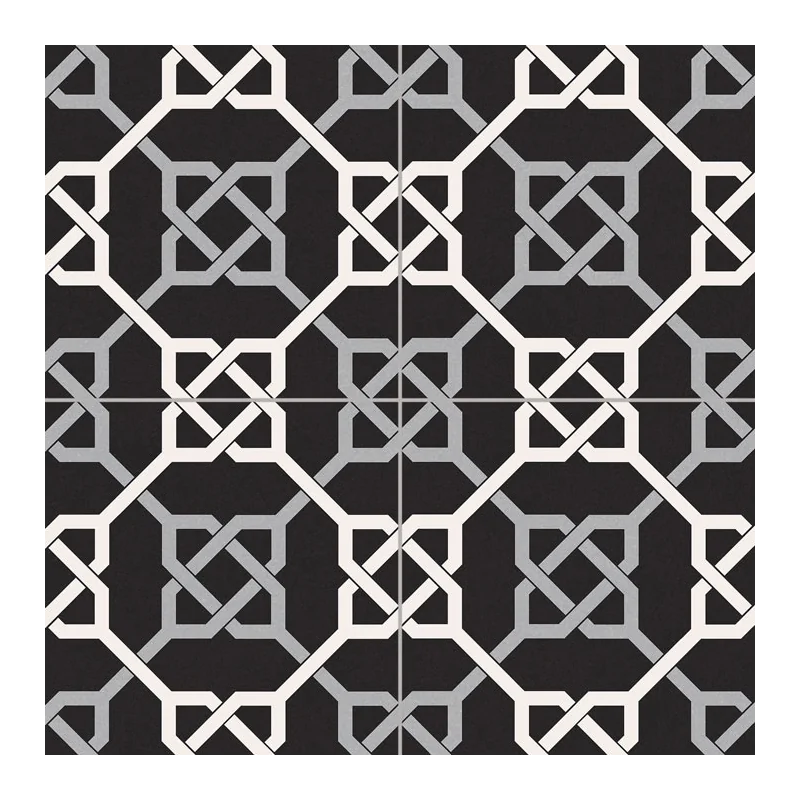 GAYAFORES Nautic Black Gres Podłogowy Patchwork Mat 33,15x33,15 G1