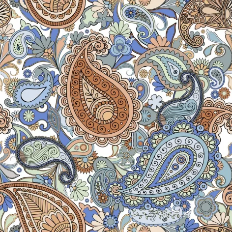 8432597156105 KEROS Paisley Nur Płytka Patchworkowa Matt 25x25 terakota gres szkliwiony patchworki podłogowe
