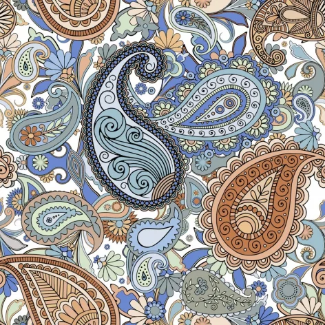 8432597156105 KEROS Paisley Nur Płytka Patchworkowa Matt 25x25 terakota gres szkliwiony patchworki podłogowe