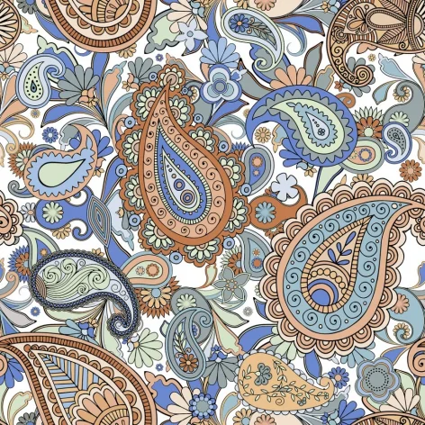 8432597156105 KEROS Paisley Nur Płytka Patchworkowa Matt 25x25 terakota gres szkliwiony patchworki podłogowe