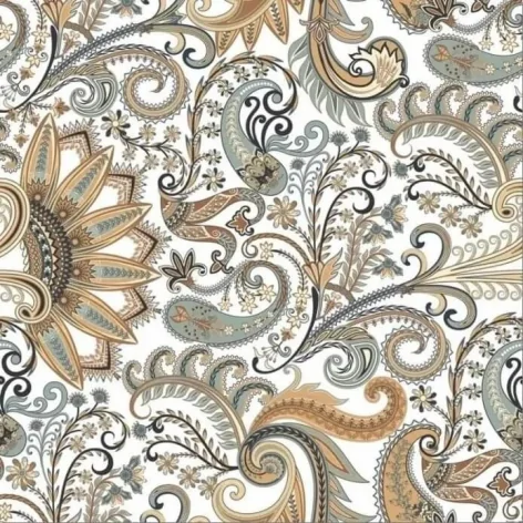 8432597155443 KEROS Paisley Mysore Płytka Patchworkowa Matt 25x25 gres szkliwiony podłoga patchworkowa