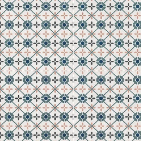 Flizy 0000040551 Kolorowe płytki podłogowe patchworkowe MYKONOS MDT Verona Gres Matowy Patchwork 45x45 G1