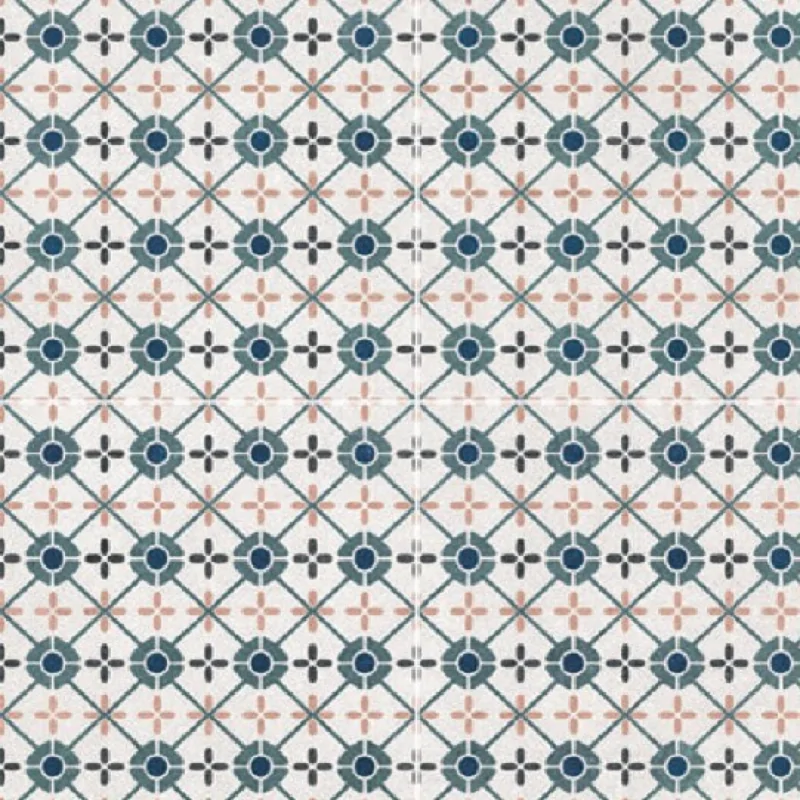 Flizy 0000040551 Kolorowe płytki podłogowe patchworkowe MYKONOS MDT Verona Gres Matowy Patchwork 45x45 G1