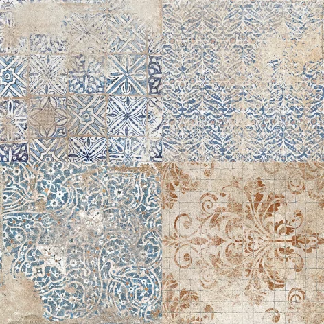 0000040552 MYKONOS MDT Tabarca Decors Gres Matowy Patchwork 45x45 aparici carpet kolorowe płytki podłogowe