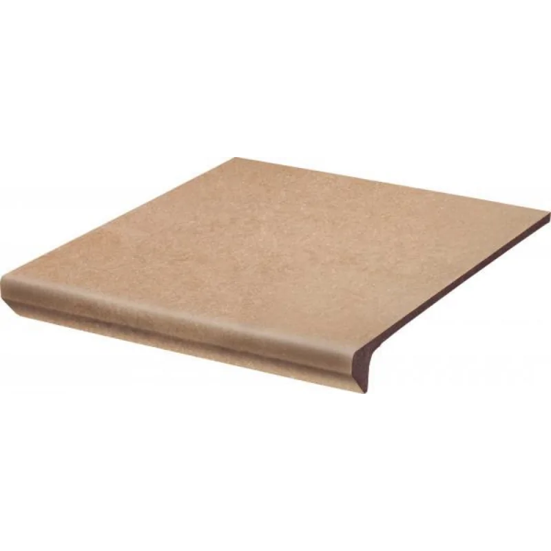 5902610584824 PARADYŻ Mattone Sabbia Beige Kapinos Stopnica Prosta 30x33 Z---300X330-1-MATO.BEKP-S