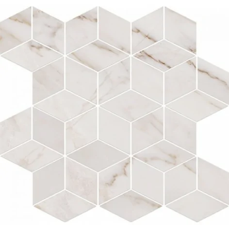 OPOCZNO Carrara Mosaic White 28x29,7 Gat I