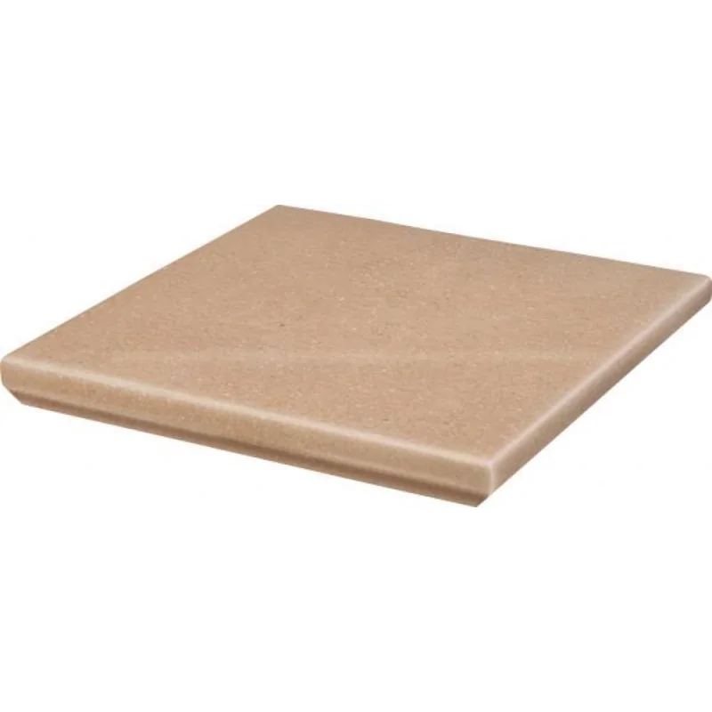 5902610584947 PARADYŻ Mattone Sabbia Beige Kapinos Stopnica Narożna 33x33 Z---330X330-1-MATO.BEKN-S