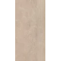 5902610550232 PARADYŻ Silkdust Light Beige Stopnica Prosta Nacinana Mat. 29,8x59,8 30x60 RN--298X598-1-SILK.LBSP-M