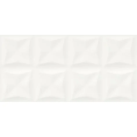 OPOCZNO White Glossy Origami Structure 29x59,3 Gat I