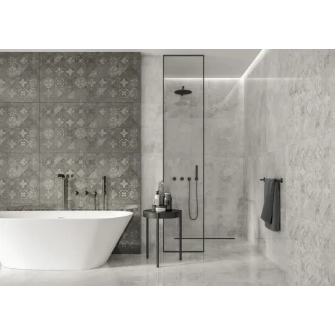 Flizy terakota 5903313328975 CERRAD Softcement White Gres Rekt. Poler 119,7x59,7 60x120 imitacja betonu betonopodobne