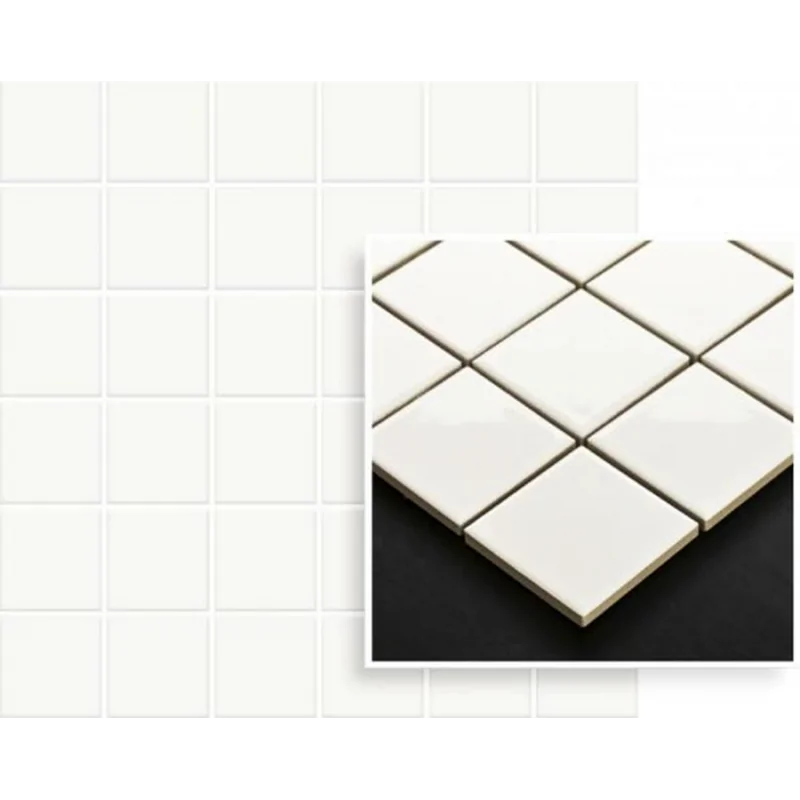 5900144059146 PARADYŻ Altea Bianco Mozaika Prasowana Ścienna 29,8x29,8 Kostka 4,8x4,8 M-P-298X298-1-ALTE.BI44-2