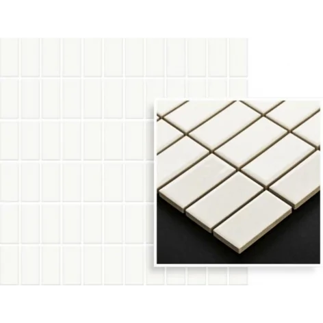 5900144059047 PARADYŻ Altea Bianco Mozaika Prasowana Ścienna 29,8x29,8 Kostka 2,3x4,8 30x30 M-P-298X298-1-ALTE.BI24-2