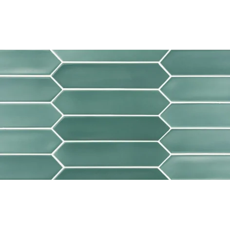 8435404949679 EQUIPE Lanse Viridian EQ 27485 Płytka Ścienna Cegiełka Matowa 5x25 G1 zielone kolorowe cegiełki 0000039612