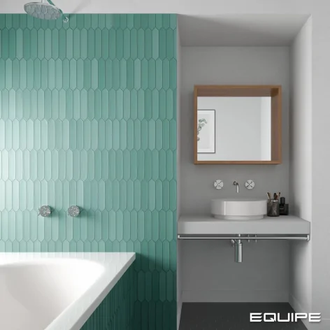 8435404949679 EQUIPE Lanse Viridian EQ 27485 Płytka Ścienna Cegiełka Matowa 5x25 G1 zielone kolorowe cegiełki 0000039612