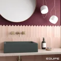 Flizy Płytki glazura 8435404949723 EQUIPE Lanse Rose EQ 27490 Płytka Ścienna Cegiełka Matowa 5x25 G1 kolorowe cegiełki