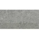 5900199240841 TUBĄDZIN Zimba Light Grey STR Stopnica Podłogowa 59,8x29,6 598x296 30x60 ST-01-279-0598-0296-1-063