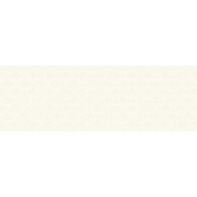 S-R-0,4X1,2-1-PURI.WHULB PARADYŻ Puris White Płytka Ścienna Rekt. Dekor B Ultramat 39,8x119,8 40x120 5902610527630