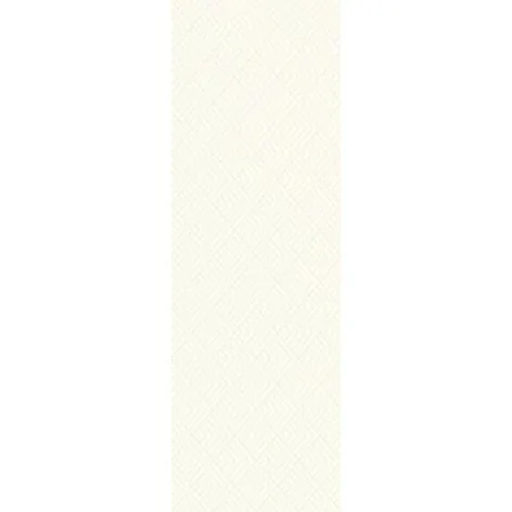 5902610527616 PARADYŻ Puris White Płytka Ścienna Rekt. Dekor A Ultramat 39,8x119,8 40x120 S-R-0,4X1,2-1-PURI.WHULA