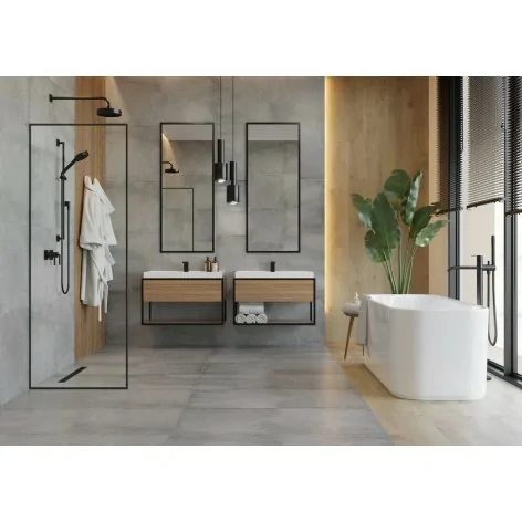 Sklep Płytki Gres Outlet Drugi gatunek STARGRES Durban Silver SGR35-2 Gres Rekt. Mat. 60x120 imitacja betonu