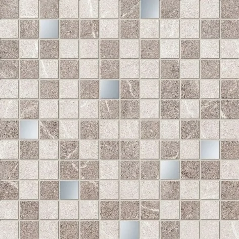 DOMINO (Tubądzin) Braid Grey Mozaika Ścienna 29,8x29,8 Gat I