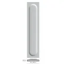 5904584110757 PARADYŻ Monpelli White Cegiełka Struktura B Połysk 29,8x6,5 10x30 SS--065X298-1-MONP.WHB--P
