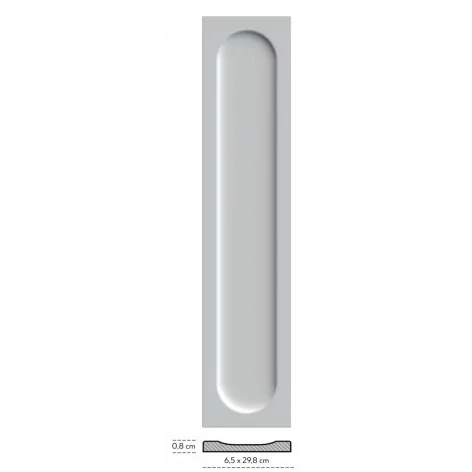 5904584108143 PARADYŻ Monpelli White Cegiełka Struktura A Połysk 29,8x6,5 10x30 SS--065X298-1-MONP.WHA--P