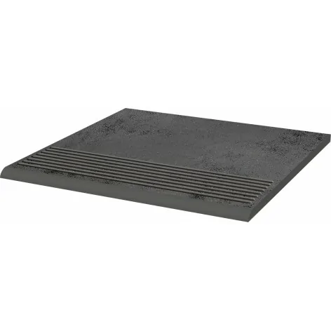 5902610525360 PARADYŻ Semir Grafit Klinkier Stopnica Prosta Mat. 30x30 sklep płytki terakota gres Z---300X300-1-SEMI.GTSP-5