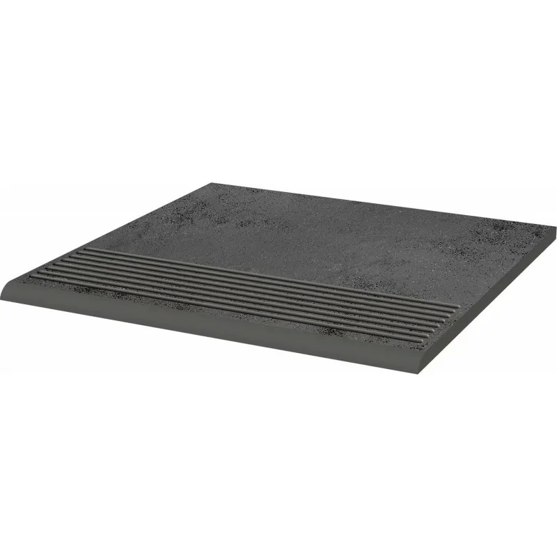 5902610525360 PARADYŻ Semir Grafit Klinkier Stopnica Prosta Mat. 30x30 sklep płytki terakota gres Z---300X300-1-SEMI.GTSP-5