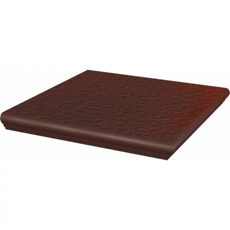 5902610586231 PARADYŻ Cloud Brown Klinkier Kapinos Stopnica Narożna Duro Struktura Mat. 33x33 Z---330X330-1-CLOU.BRKN-2