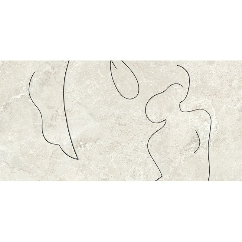 5900199275720 TUBĄDZIN Teri Soft Line B Dekor Gresowy Ścienny Rekt. Satyna 59,8x119,8 60x120 DP-01-333-1198-0598-1-016
