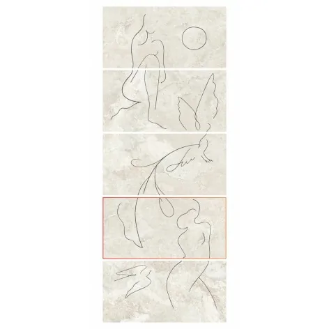 5900199275720 TUBĄDZIN Teri Soft Line B Dekor Gresowy Ścienny Rekt. Satyna 59,8x119,8 60x120 DP-01-333-1198-0598-1-016