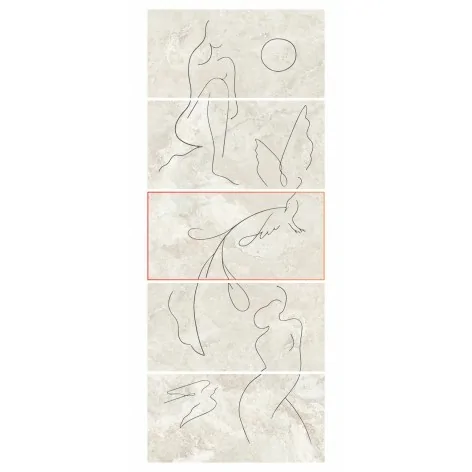 5900199275737 TUBĄDZIN Teri Soft Line C Dekor Gresowy Ścienny Rekt. Satyna 59,8x119,8 60x120 DP-01-333-1198-0598-1-017