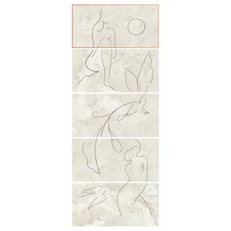 5900199275751 TUBĄDZIN Teri Soft Line E Dekor Gresowy Ścienny Rekt. Satyna 59,8x119,8 60x120 DP-01-333-1198-0598-1-019